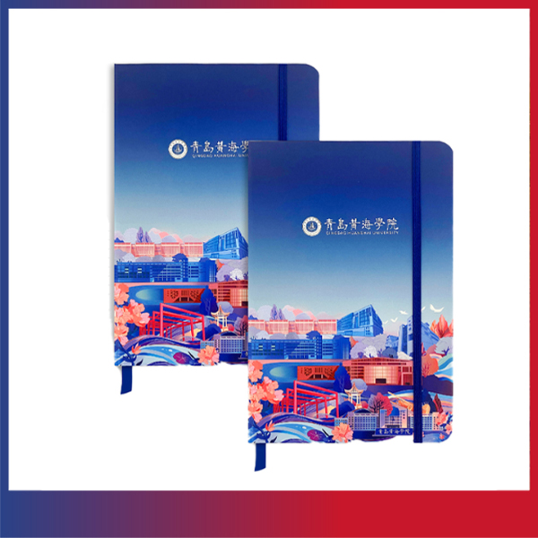 纽约国际最新网站文创纪念品——手绘风格笔记本（红色）